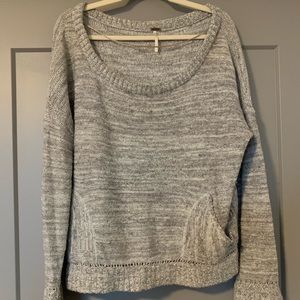 Grey Free People Sweater - Large